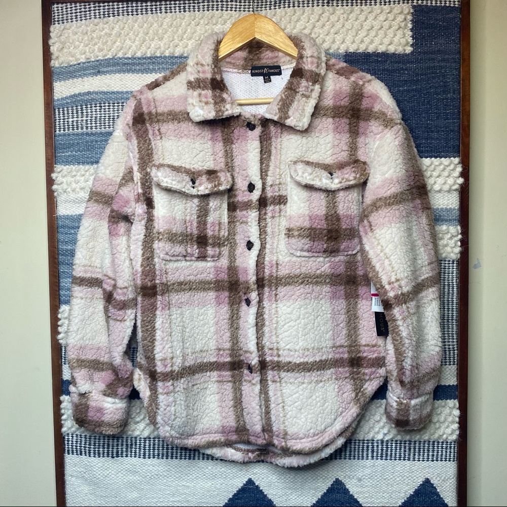 Almost Famous Sherpa Shacket